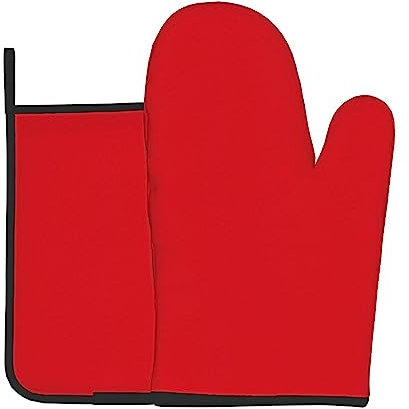 YYHWHJDE Lot de 2 maniques et maniques rouges de couleur unie pour ouvrir les couvercles de casseroles dans la cuisine et transporter les plats des fours à micro-ondes