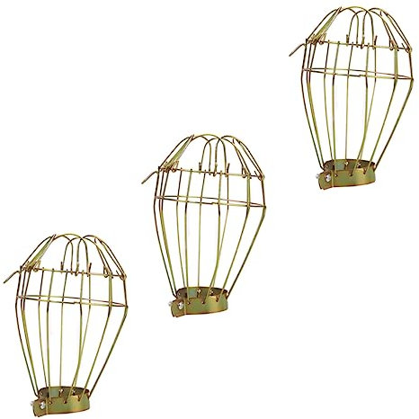 Yardwe 3stücke Eisen Verbrühschutz Lampe Mesh Abdeckung Heizung Schutz Reptil Heimtierbedarf Lampenschirm Zum Heizen Für Kaninchen Schildkröten Hamster Papageien