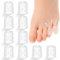 10 Pezzi Cappucci in Gel per Dita dei Piedi Traspiranti Protezione in Silicone per Dita dei Piedi Piccole Morbide per Uomini e Donne Contro Calli Vesciche Sollievo dal Dolore(Forati)