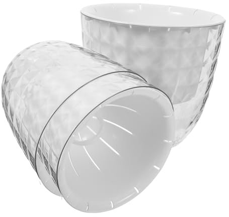 iplusmile 3 Pezzi piante idroponiche vaso per acqua trasparente per piante da fioriera ad acqua autonoma chiaro piante da appartamento Pothos grandi vasi per piante da bianca