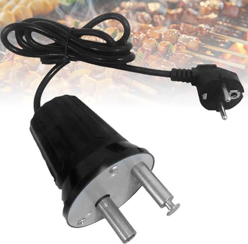 Motor eléctrico para barbacoa, motor de barbacoa, ABS DC 220 V-240 V, motor giratorio para exteriores, accesorios de barbacoa, pincho rotador, para aparatos de barbacoa en chipriota FD801B
