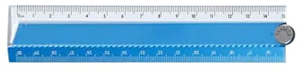 Mehrzweck Lineal Für Kinder Faltbar 15 Cm Gefaltet Auf 30 Cm Verlängert Ergonomisches Kunstharz Aluminium Gerade Messung Für Kinder