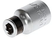 GEDORE Red Adattatore per Inserti per Bussole, Attacco Quadro 1/2 pollici, 12.5 mm, Punta Esagonale 5/16 pollici, 8 mm, R67100006