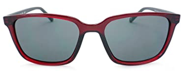 Ted Baker Herren Farley Sonnenbrille, Rot (Burgundy/Grey), 53.0