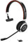 Jabra Evolve 65 SE Wireless Mono Headset - Bluetooth Headset with Noise-Cancelling Microphone, Long-Lasting Battery and Dual Connectivity - MS Teams Certified, works with all other platforms - Black
