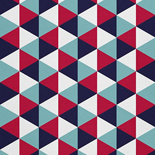 HEKO PANELS Stoff Oxford Wasserdichte Meterware Canvas-Stoff Polyester Stoff Zum Nähen Nähstoffe Möbelstoffe Dekostoffe Handwerken Wasserabweisend Blickdicht Geometrisches Muster 1 Meter 155 x 100 cm