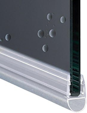 AERREGI GUARNIZIONE PER VETRO E PER BOX DOCCIA 200cm A PALLONCINO PER VETRO 6 E 8 mm GUARNIZIONE TRASPARENTE