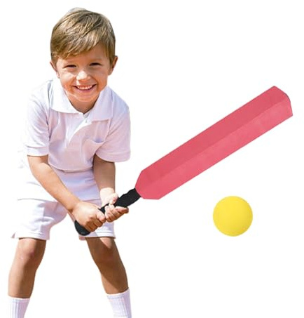 Yhsioaklo Bate de Bola para niños | Juego de Bate y Pelota para Exteriores | Ligero para Estudiantes con muñón, Ideal para Ejercicio, Entrenamiento Deportivo y Actividades recreativas Infantiles.