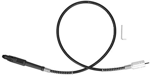 Elektrisk borr Flexibel axel 3,2 MM Chuck Höghastighets roterande verktygstillbehör för 3000 4000 elektriska borrar Kolstål Gummislang 1,1 m Längd