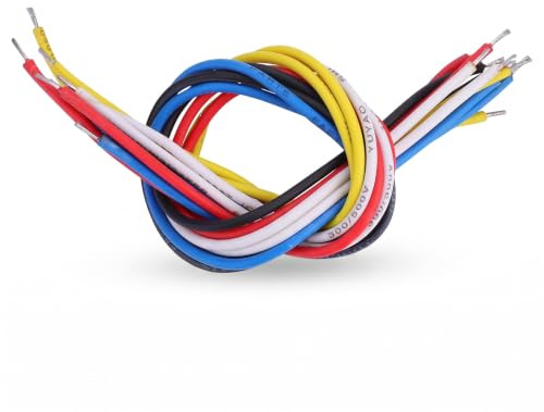 Cable de Guitarra Eléctrico, 10 Piezas Cable Ligero y Resistente, Conjunto de 10 Cuerdas para Guitarra, Bajo y Ukelele para Músicos Profesionales, Grabaciones y Conciertos