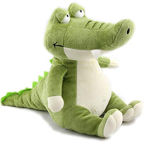 VACHICHI Kuscheltier Krokodil Plüschtier Alligator, Kuscheltier Krokodil, Geschenk für Kleinkinder Jungen Mädchen, Geburtstag Weihnachten, 25cm