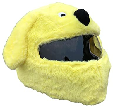 Hitburu Motorradhelm, Motorradhelm Abdeckung Plüsch, Cartoon Plush Motorcycle Helmet, Lustige Fahrten Und Geschenke, Für Männer, Frauen, (15 Arten,Helm Nicht Im Lieferumfang Enthalten,)