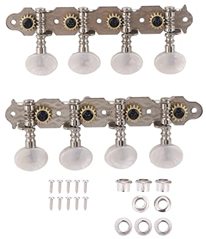 Mandolin Tuners, 1: 14 Gear Mandolin Tuning Pegs, Mandolin Machine Heads String Tuning Pegs, Suitable for 0.8mm Peg Holes