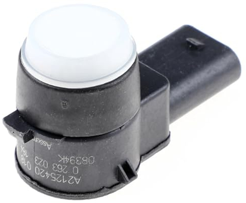 Rückfahrsensor 2125420018 Parksensor PDC Stoßstange Unterstützen A2125420018 0263003616 Auto Für W169 W245 C207 W212 W221 C216 Parksensoren(Farbe:Weiß)