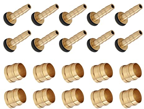10 Satz Hydraulischer Scheibenbremsschlauch-Olivenverbinder I 10 Satz Hydraulischer Scheibenbremsschlauch-Olivenverbindereinsatz für Ersatzteil