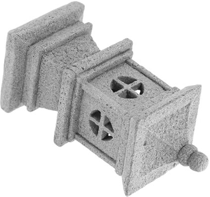 Sosoport Estatua De Pabellón Con Forma De Farol De Piedra Resistente Para Decoración De Jardín
