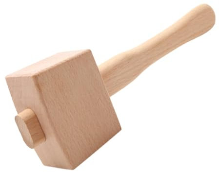KITANDOVE Carpentry Hammer - Woodworking Mallet - Beech Wood Handle - 25cm x 8.5cm x 4.1cm - 1.9kg - As Shown