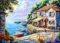Seaside Houses Jigsaw Puzzles for Adults 1000 Piece Coastal Cottage Jigsaws 1000 Pieces for Adults