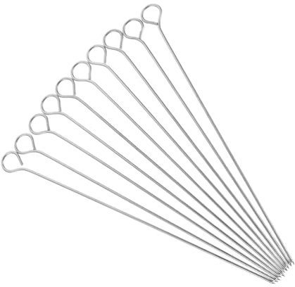 jojofuny Pasadores De Mecha Para Hacer Velas 10 Piezas Acero Inoxidable 25 Cm Para Artesanos Convenientes Manualidades y Kit Diy Uso En Casa y Talleres Creativos