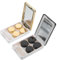 WRITWAA 2 Ensembles Boîte de Rangement pour Lentilles de Contact de Étui Portable Durable Protection Étanche pour Voyage Maison