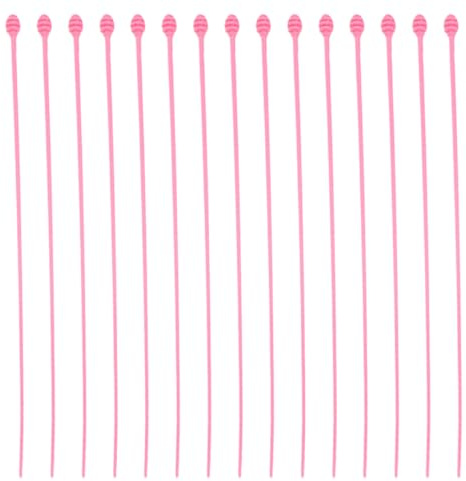 TOPPERFUN 30pcs Pink Perming Needles Hair Perming Pins Plastic Hair Perm Clips for Salon Styling and Heat Protection Hairdressing Supplies