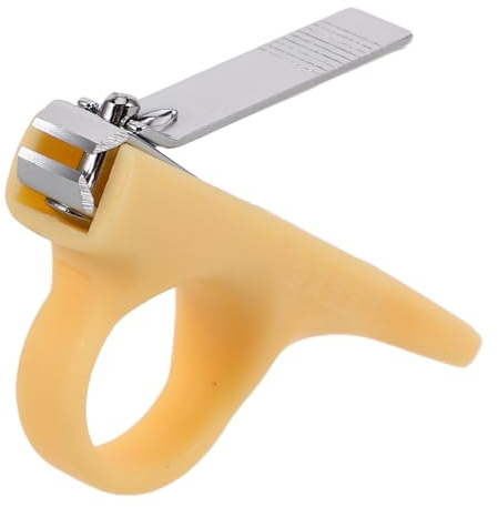 HEALSOPTHY Babynagelknipser zur Sicheren Nagelpflege aus Kohlenstoffstahl und Kunststoff Satz mit Sicherheitsfunktion und Faltbarem Design für Neugeborene und Kleinkinder