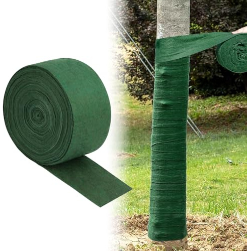 NUTKIT Envoltura Protectora de árboles,Cubierta de Protección de Plantas a Prueba de Invierno,No Tejida Protector de Tronco de árbol para Mantener Las Plantas Calientes e Hidratantes,1Rollo,12cmx20m