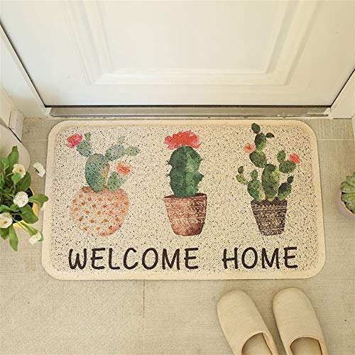 FCS Bathroom Robuster Fußabtreter Außen Innen, rutschfest Schmutzfangmatte für Haustür Waschbar, Pflegeleichte (Color : A, Size : 80x120cm)
