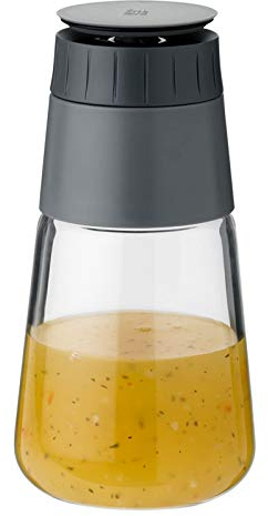 RIG-TIG by stelton SHAKE-IT - Recipiente para aliños (0,35 L), color gris