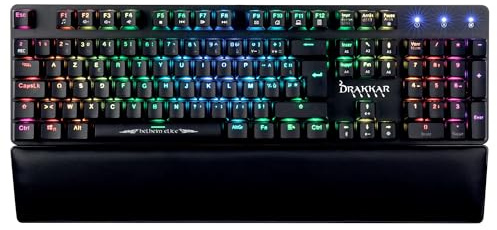 Konix Drakkar Mechanische kabelgebundene Gaming-Tastatur Helheim Elite AZERTY - Vollständiges Anti-Ghosting - RGB-Hintergrundbeleuchtung