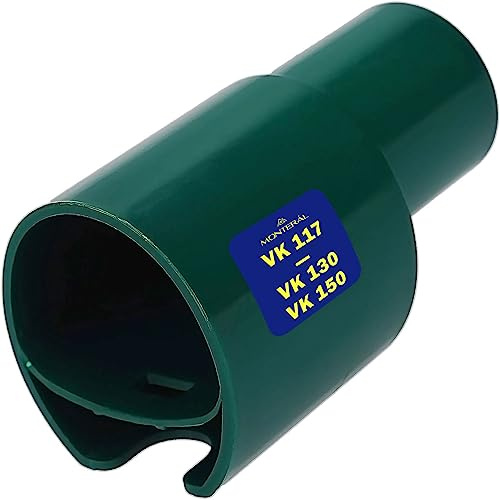 Staubsauger Adapter für Vorwerk Kobold Nicht Elektrifiziert zum Anschluss der Alten Modelle VK 117 und Der Neuen Modelle VK 130 VK 150 Garantie 10 Jahre - MONTERAL