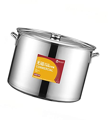 Pentola Per Zuppa - Pentola Per Zuppa Di Pesce, Pentola Da 13-40 Litri, Pentola Per Zuppa In Acciaio Inossidabile 304 Spessa Per Uso Commerciale/domestico Con Coperchio, Per Fornello A Gas ( Size : 13