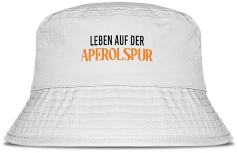 Prozente Momente Leben auf der Spritzspur- Fischerhut | Anglerhut | Sonnenhut | Sommer | Party | Malle | lustige Sprüche | OneSize | Malle | Urlaub | Weiß