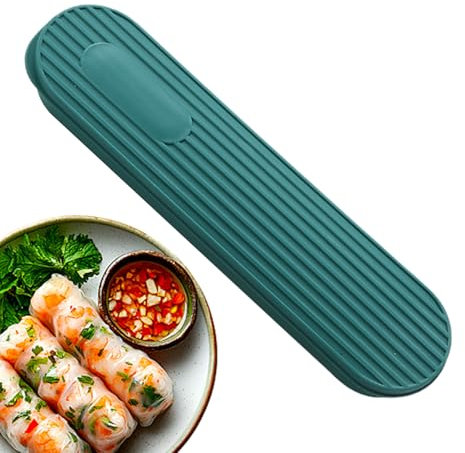 Estuche de Viaje para Cubiertos, Porta Cubiertos Portátil, Organizador de Utensilios Resistente a Manchas para Excursionismo Picnic Escolar Mochilero