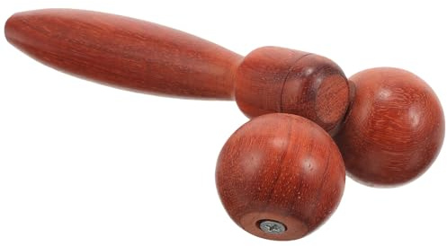 FIXOSHEE Manueller Gesichtsmassage roller mit Ergonomischem Griff Runder Massageroller für Gesicht Körper Augen Entspannende Ganzkörpermassage Geeignet für Frauen Komfortable Anwendung