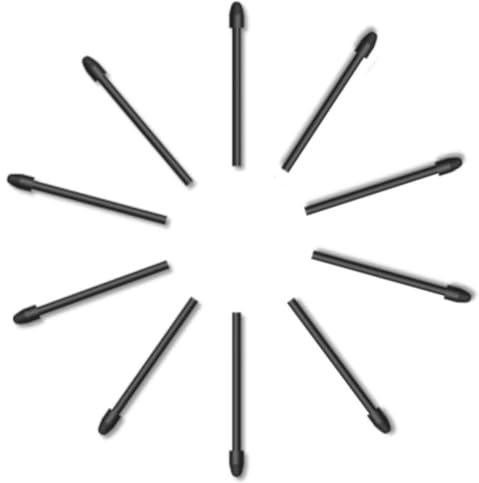 tiyao 10 Pack Replacement Nibs PN05A Compatible with Digital Pen Stylus PW517 for Pen Display 12