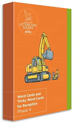 Word Cards and Tricky Word Cards for Reception: Phase 4 (Big Cat Phonics for Little Wandle Letters and Sounds Revised)