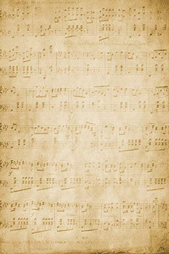 Notizbuch: Musik, Noten, Notenpapier | Softcover | 120 Seiten | liniert | Notebook | Tagebuch | Scrapbooking | Geschenkidee