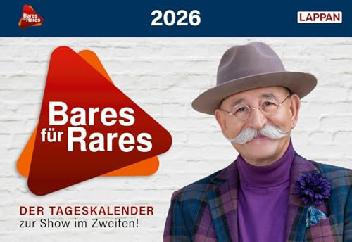 Bares für Rares – Tageskalender 2026: 1 Tag, 1 Seite; Kalender im Querformat 16 x 11 cm zum Aufstellen | Quizkalender zur beliebten TV-Show mit Horst Lichter