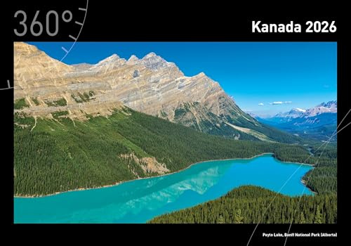 Kanada Premiumkalender 2026 (360° Premiumkalender 2026: Format 50 x 35 cm)