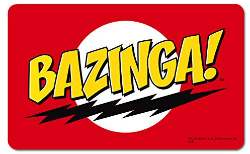 Logoshirt® The Big Bang Theory Bazinga Logo Frühstücksbrettchen, 23x14cm | Spülmaschinenfest, Hitzebeständig, Lizenziertes Originaldesign