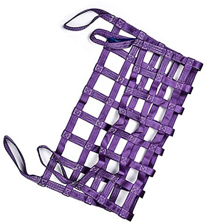Heavy Objects Cargo Lifting Bag, Hoist Pallet Cargo Net, Safety Lifting Net Straps Flat Polyester Hoisting Net Material Handling Construction Lifting Cargo Netting ( Size : 1.5 X 1.5M/Mesh 10cm/Load 2