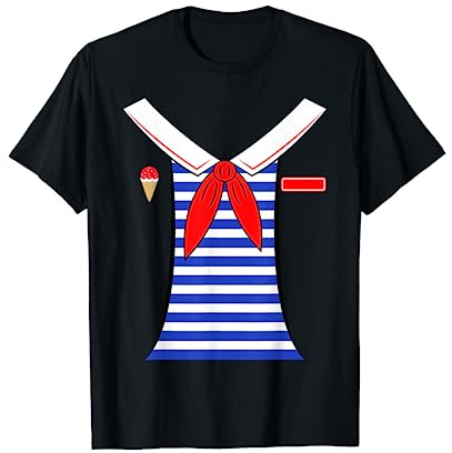 Funny Ice Cream Parlor Scoops Ahoy Costume Men Women Gift T-Shirt