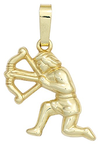 Jobo Sternzeichen-Anhänger Schütze aus 8 Karat 333 Gold