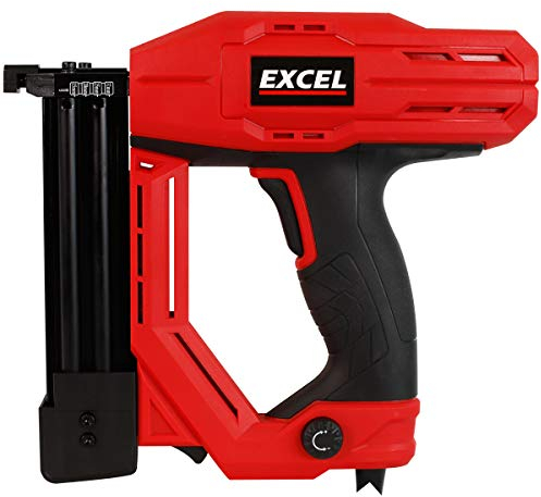 Excel 2-in-1 Electric Stapler Nailer Gun 15-32mm 18 Gauge Heavy Duty 240V~50Hz - Electric Nail Gun - Corded Nailer Gun - Ideal for Woodworking, Decorating, Construction Jobs