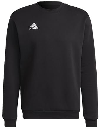 adidas Entrada 22 Sweatshirt, Felpa Uomo, Black, M