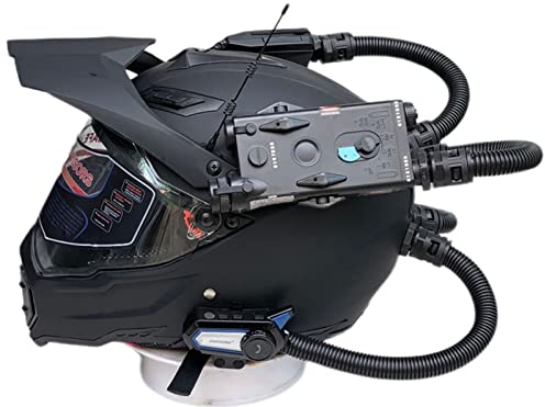 Casque Bluetooth Rabattable Intégral Modulaire Avant Moto VTT Casque avec Laser, Enregistreur De Conduite Lumière Stroboscopique Antenne Parabolique Certifié ECE A,M(57-58)