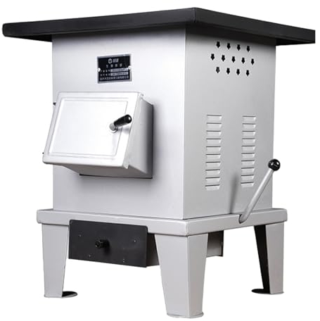 GUAWJRZDP Poêle à Bois Camping, Combustion complète, résistance Stable aux Hautes températures, Grande Batterie de Cuisine extérieure, Camping, Pique-Nique, Barbecue, Chauffage d'urgence (Size : 43cm