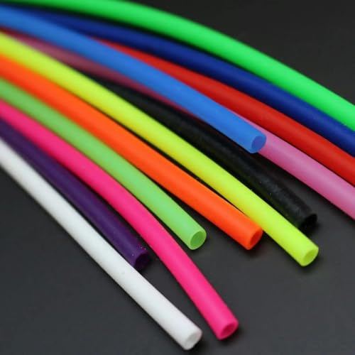Tubo de silicona de 1 metro ID 1 2 3 4 5 6 7 8 mm Manguera de goma flexible Espesor 1 mm Grado alimenticio Leche blanda Cerveza Bebida Tubería Conector de agua-1 metro-ID 6 mm x 10 mm OD
