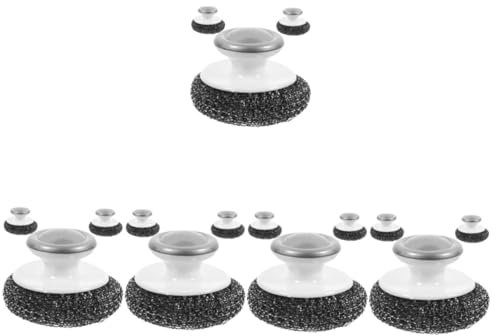 PRETYZOOM 15 Piezas Cepillo para Platos Cepillo para Fregar Platos Cepillo para Lavar Vajilla Cuchillería Utensilios para Servir Estropajos para Lavar Alambre De Acero